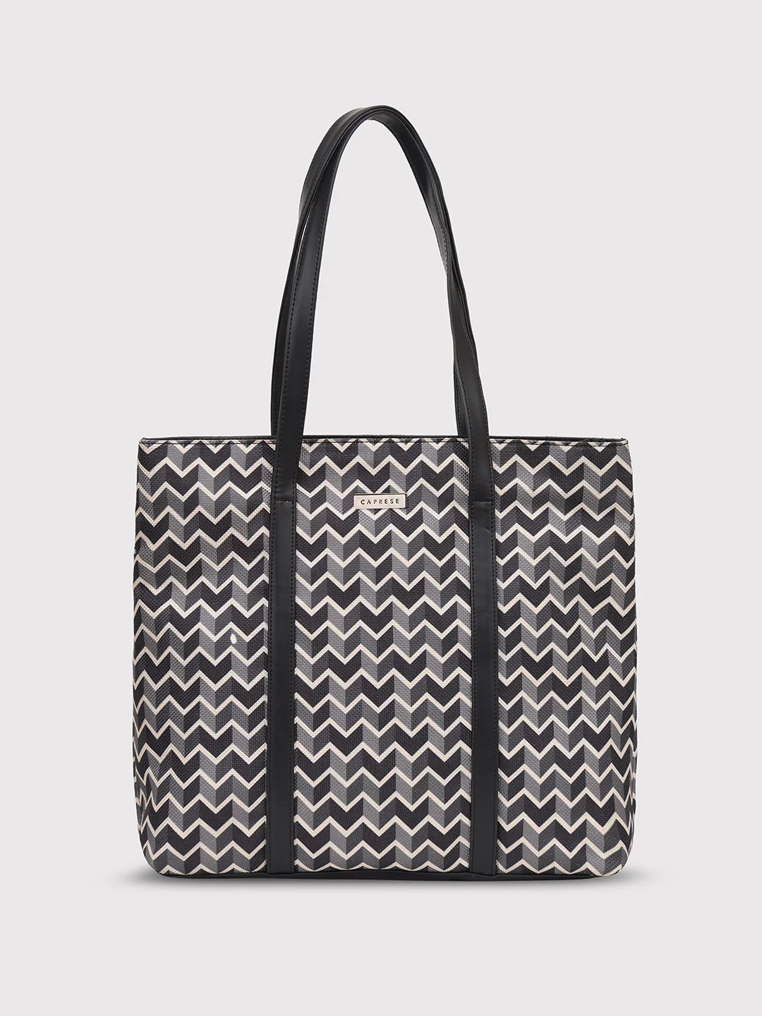 Caprese Susan Large Black Tote Bag