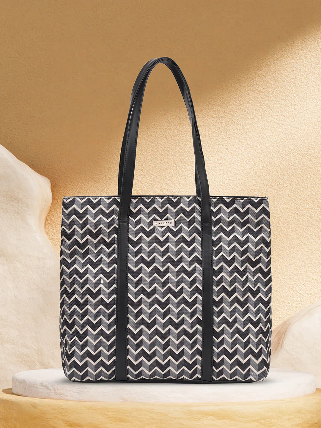 Caprese Susan Large Black Tote Bag - Image 2