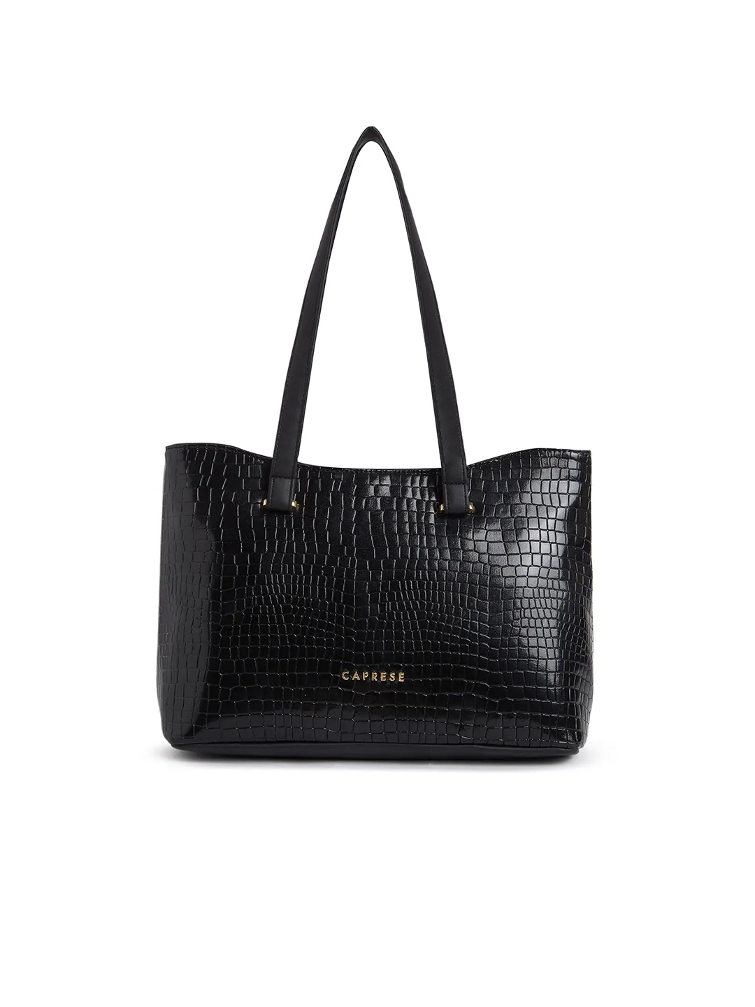 Caprese Suzie Medium Black Tote Bag