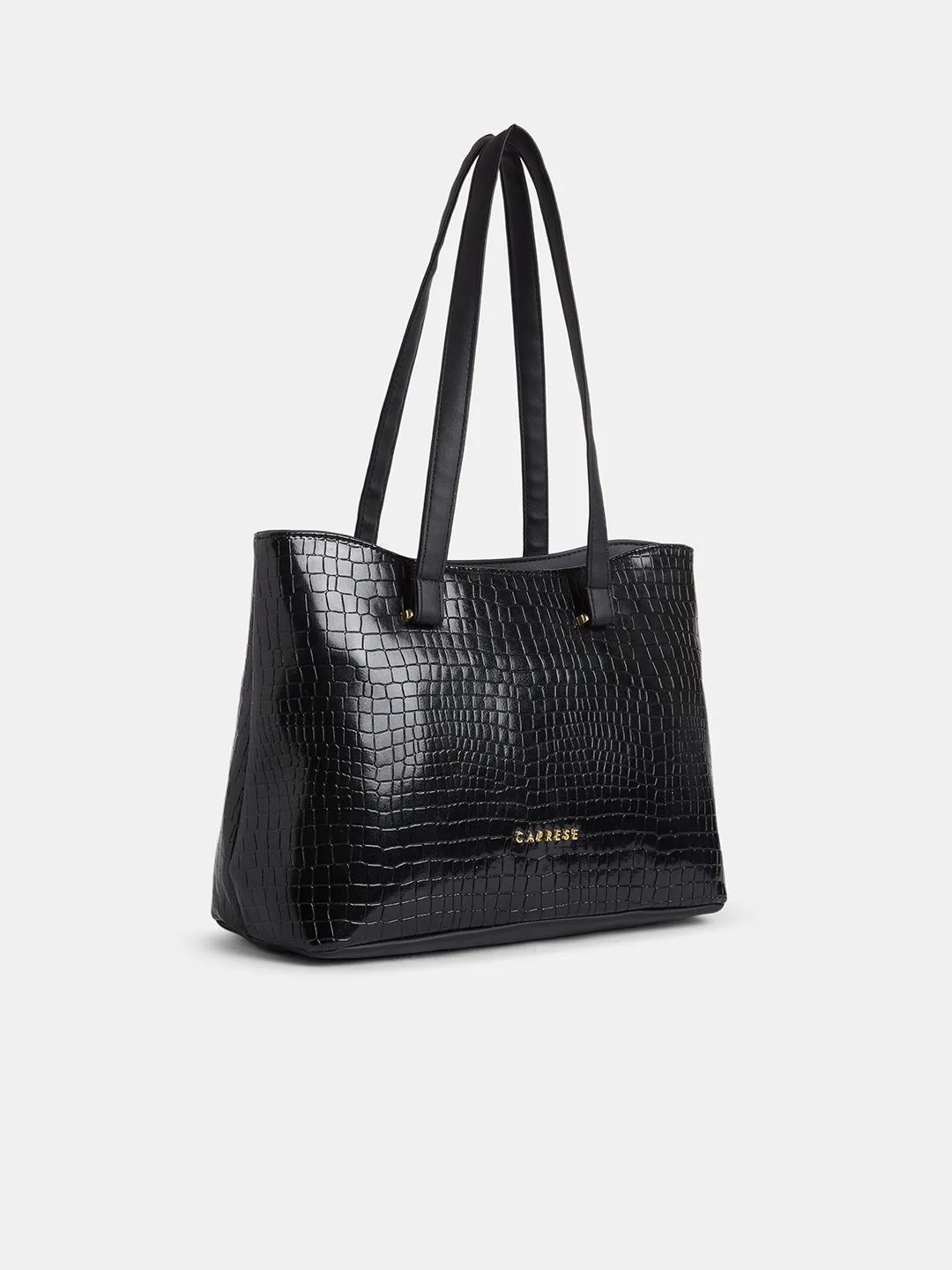 Caprese Suzie Medium Black Tote Bag - Image 3