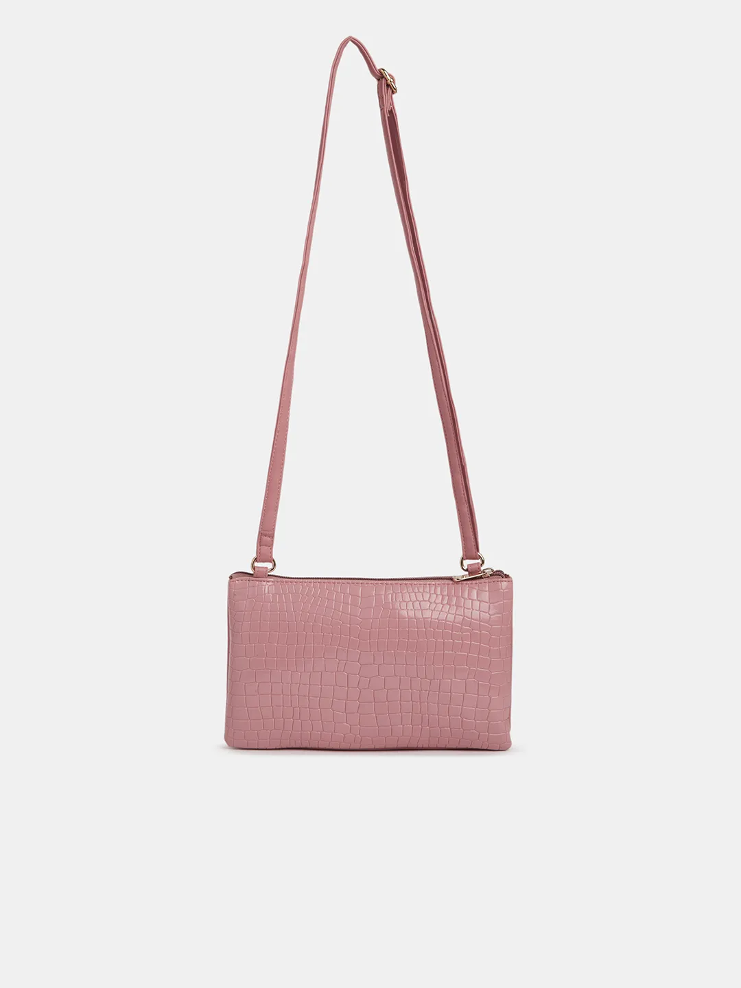 Caprese Suzie Small Powder Pink Sling Bag - Image 4