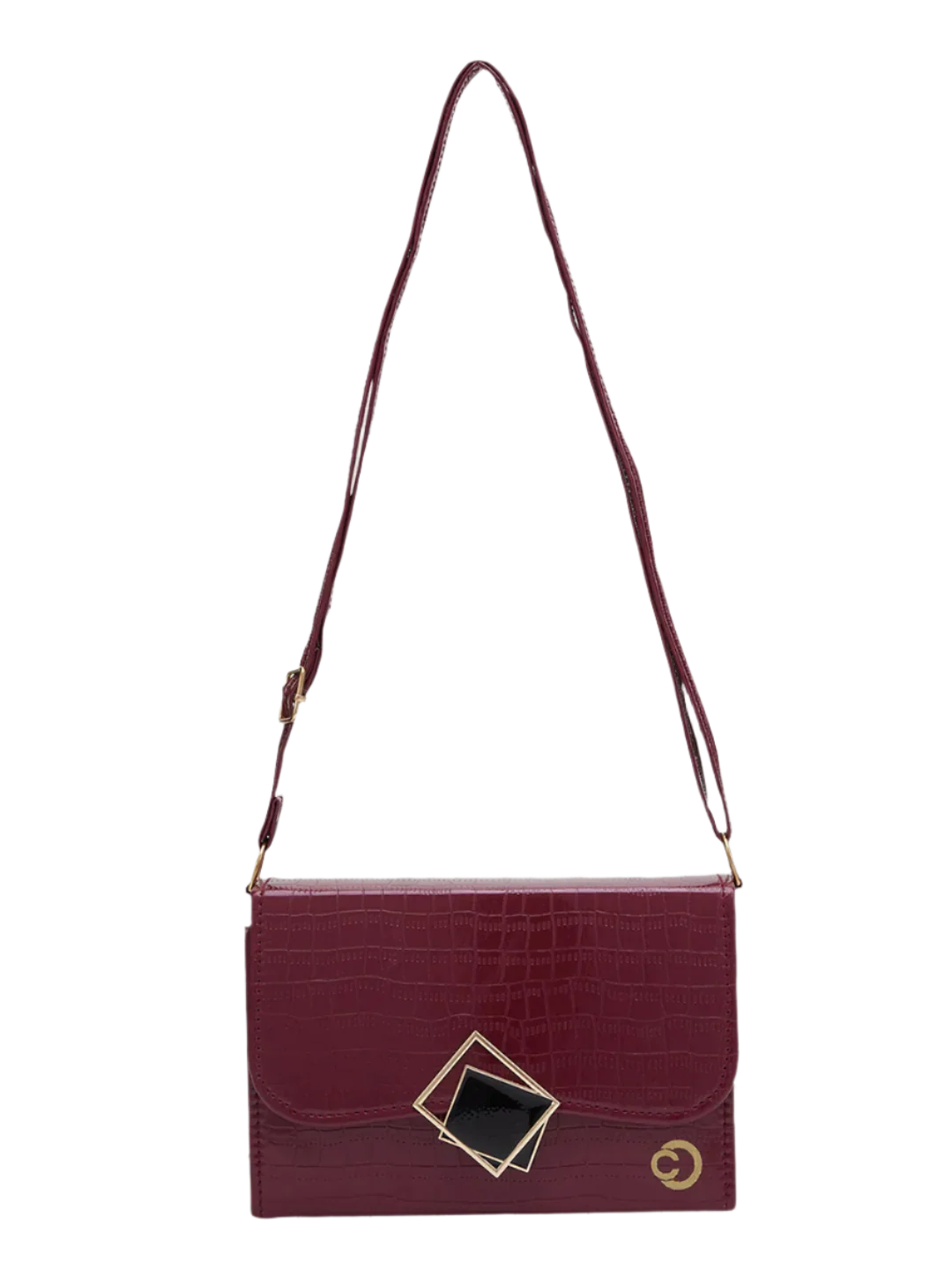 Caprese Sylvie Medium Maroon Sling Bag