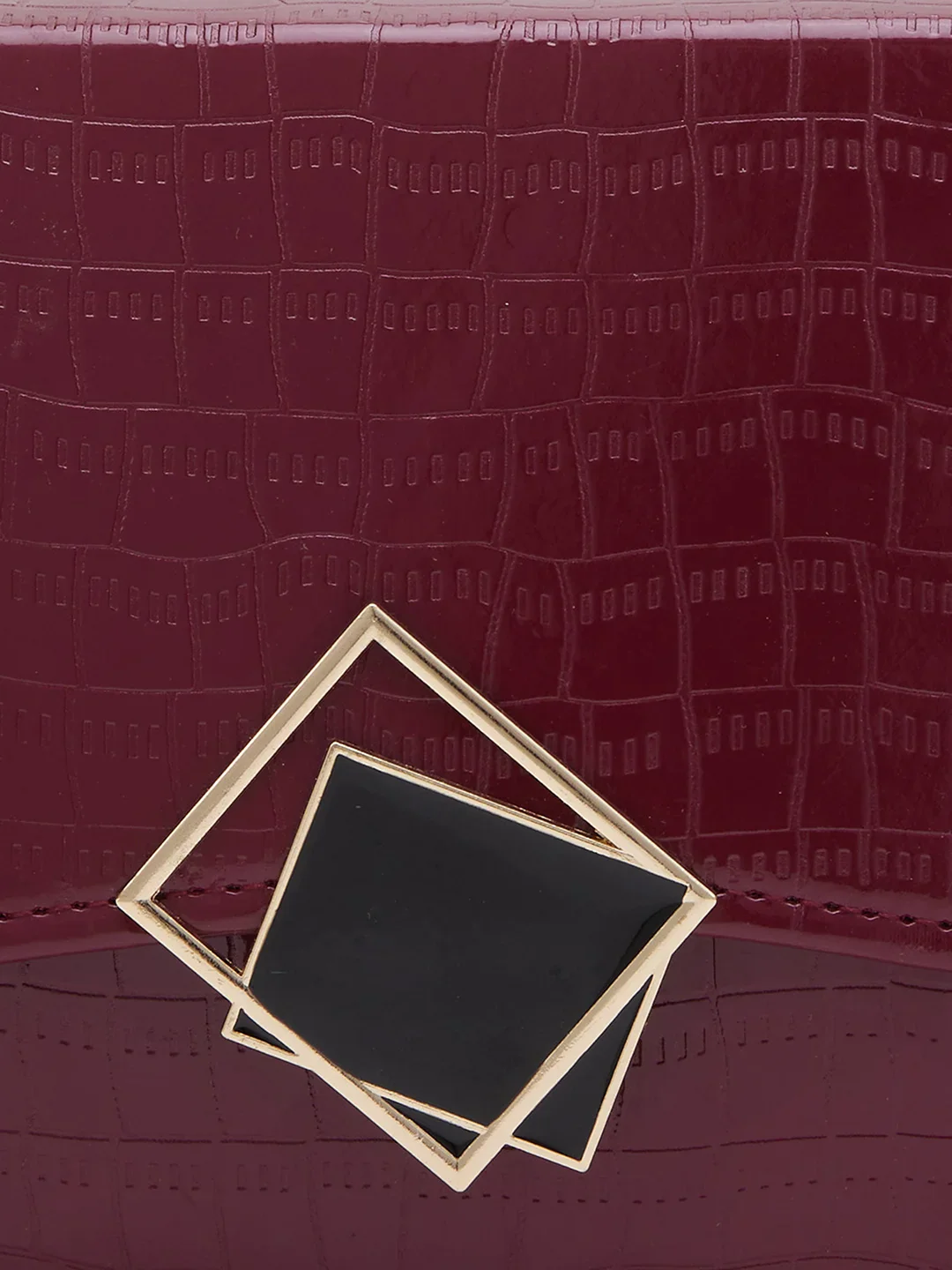 Caprese Sylvie Medium Maroon Sling Bag - Image 11