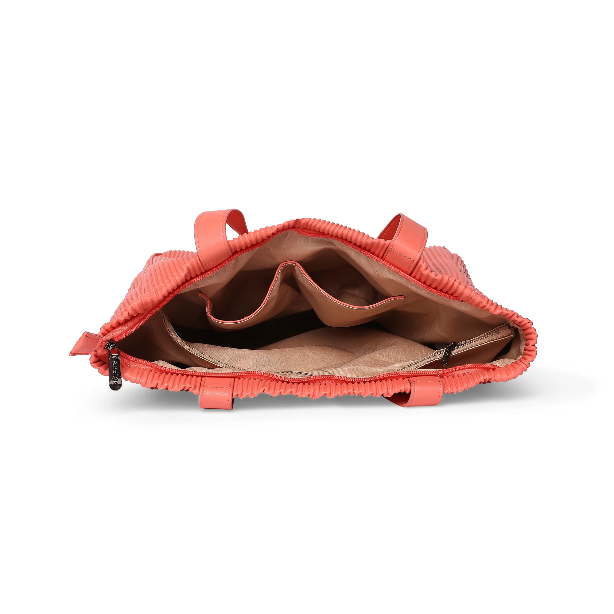 Caprese Symona Large Coral Tote Bag - Image 10