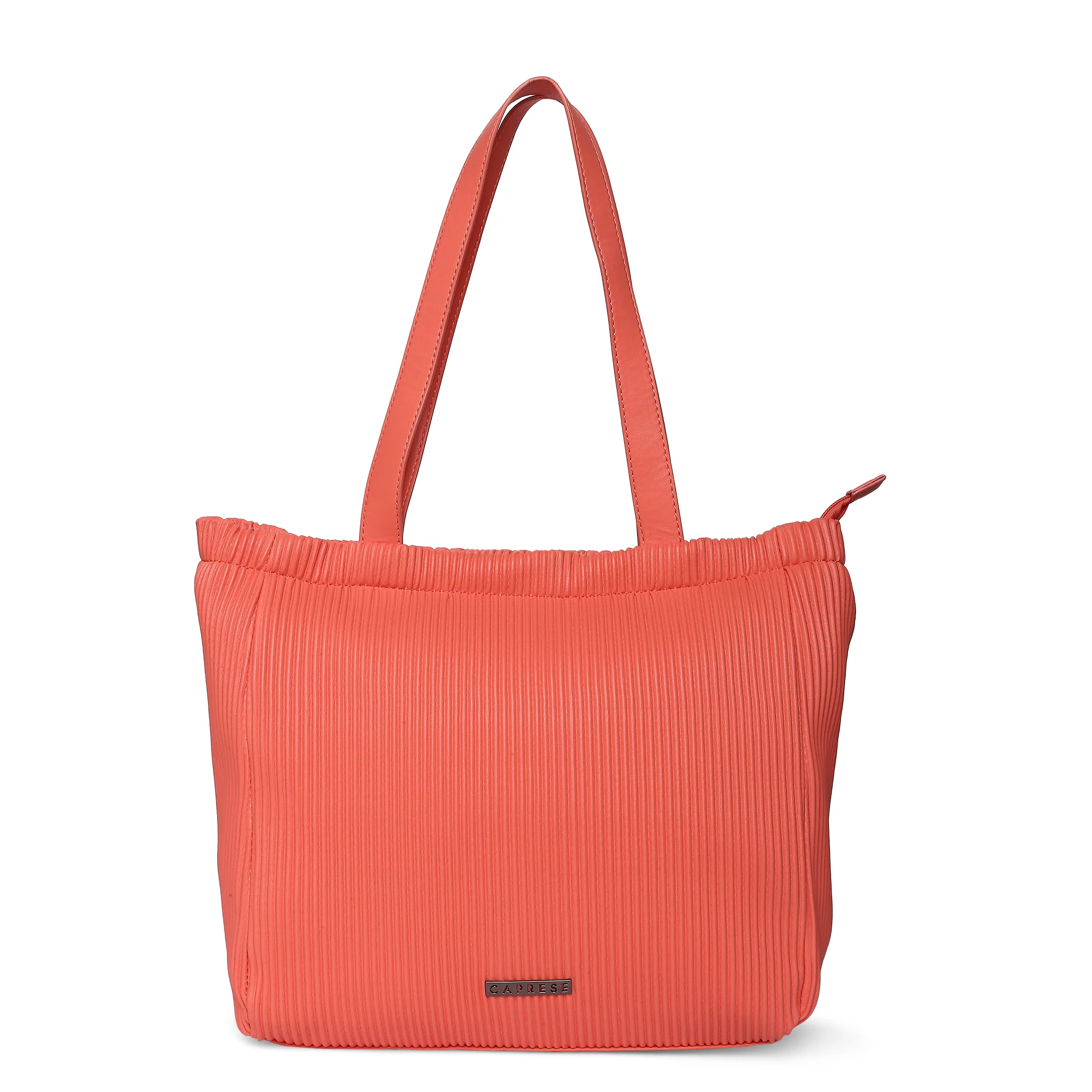 Caprese Symona Large Coral Tote Bag - Image 3