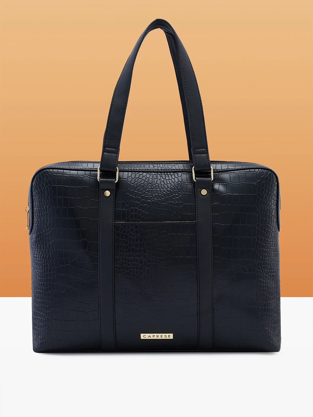 Caprese Syra Large Black Laptop Bag Bag