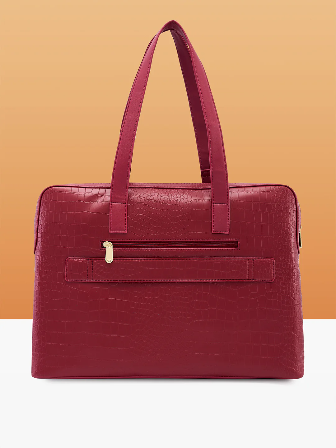 Caprese Syra Large Maroon Laptop Bag Bag - Image 3