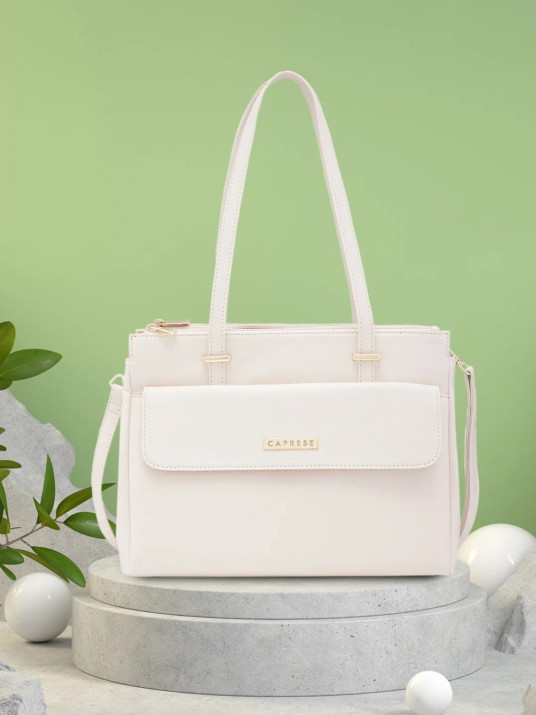 Caprese Taro Medium Soft Aqua Tote Bag - Image 6