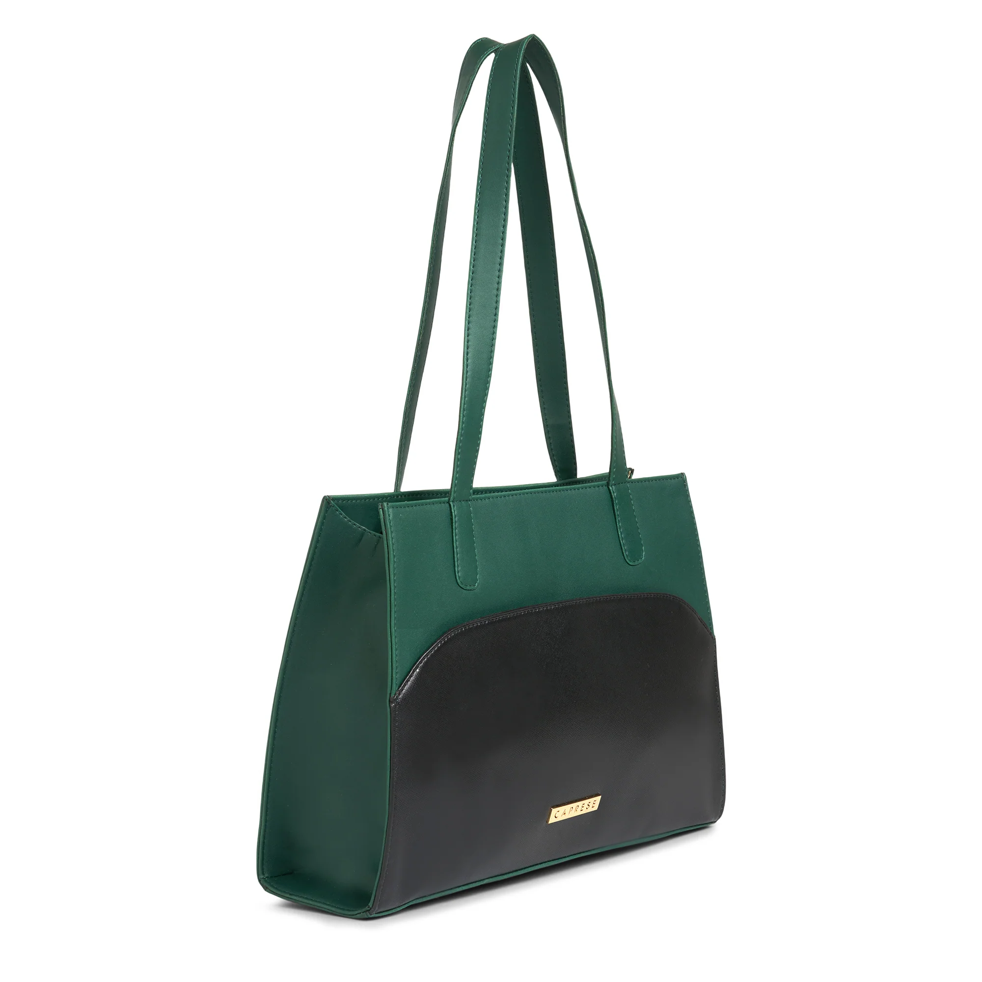 Caprese  Tarry Medium Bottle Green Tote Bag - Image 3