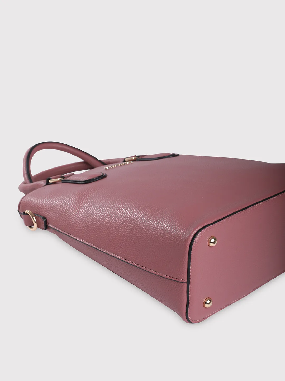 Caprese Tasha Medium Dusky Pink Satchel Bag - Image 9