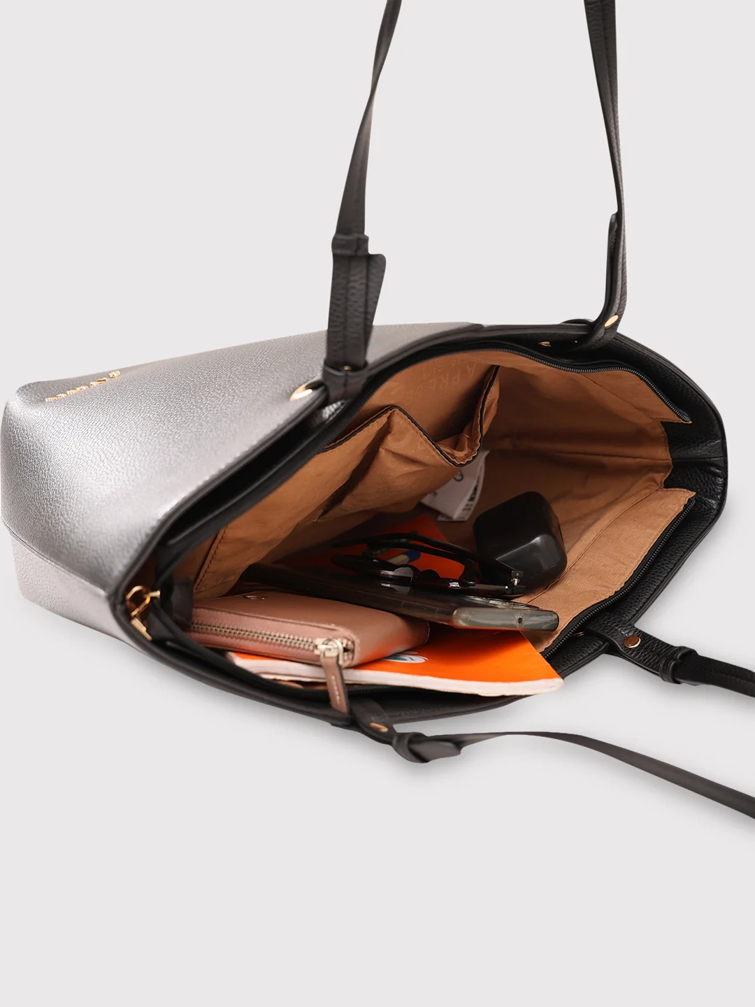 Caprese Tasha Large Black Tote Bag - Image 9