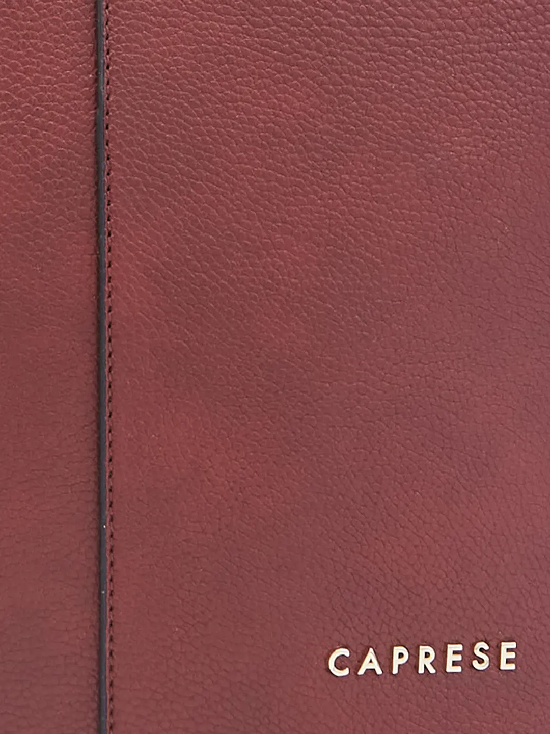Caprese Tasha Large Maroon Tote Bag - Image 10