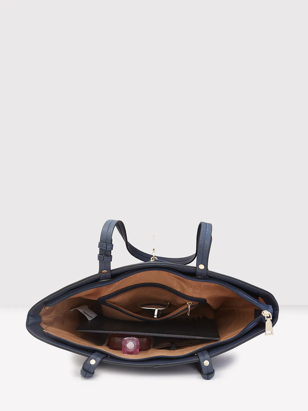 Caprese Tasha Large Navy Tote Bag - Image 7