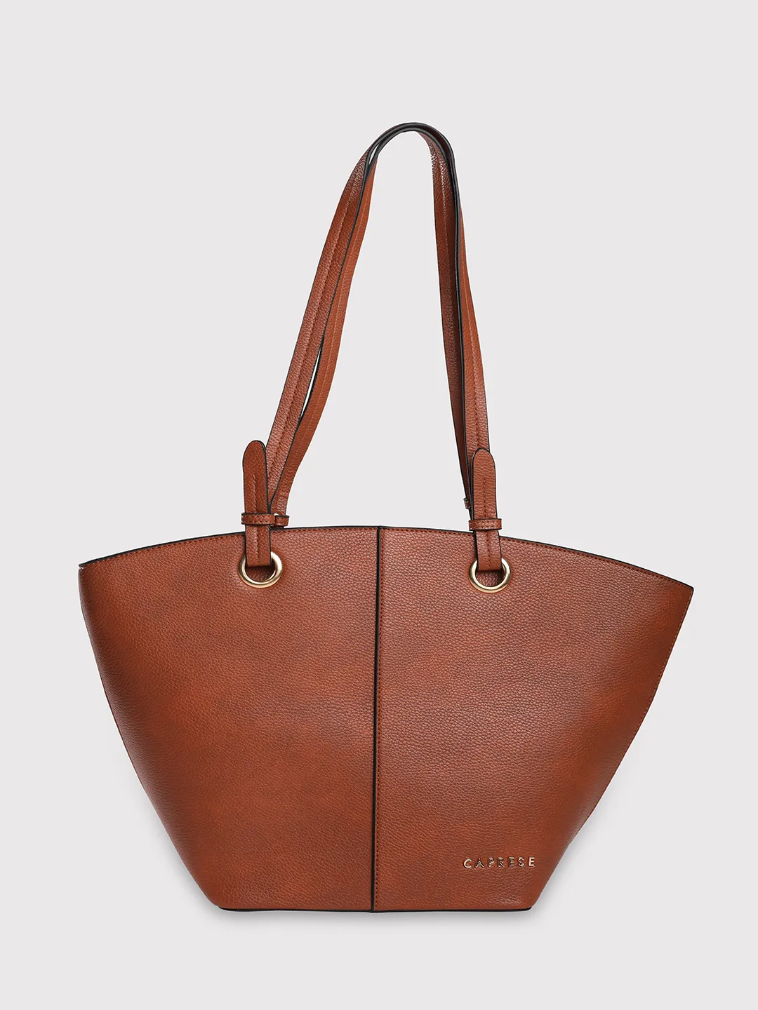Caprese Tasha Large Tan Tote Bag