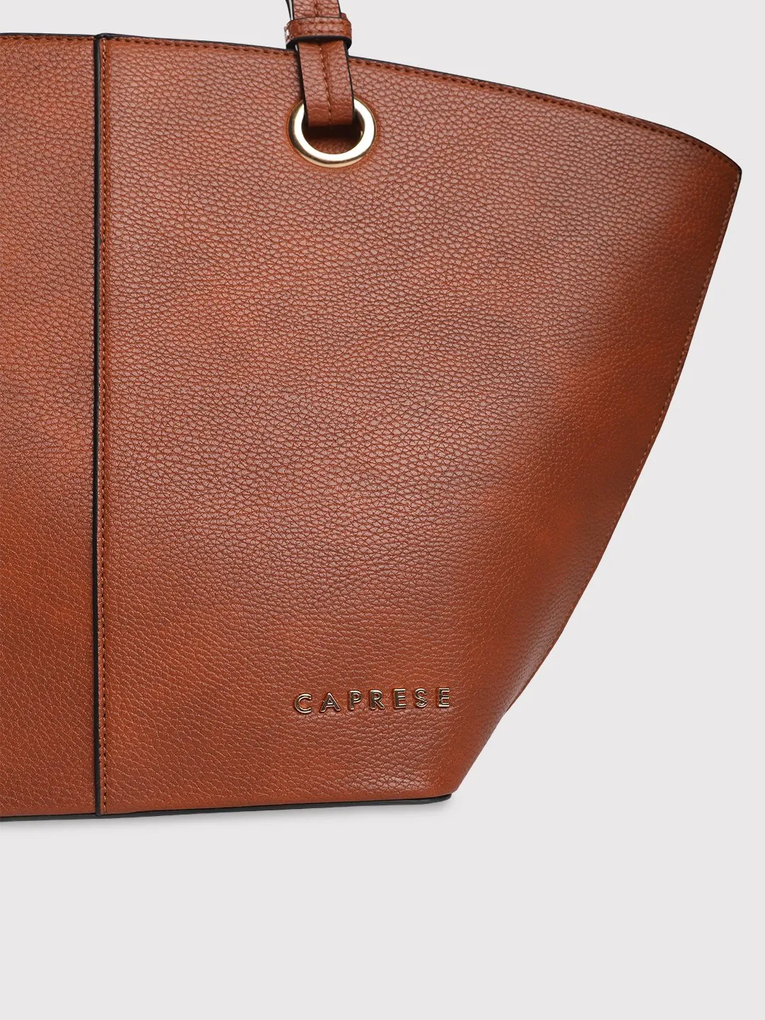 Caprese Tasha Large Tan Tote Bag - Image 11