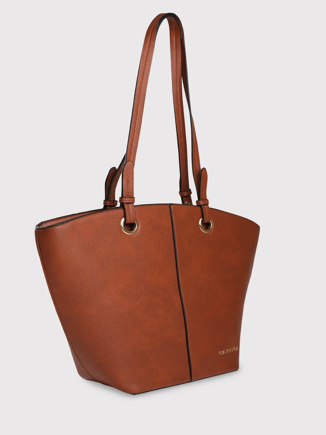 Caprese Tasha Large Tan Tote Bag - Image 3