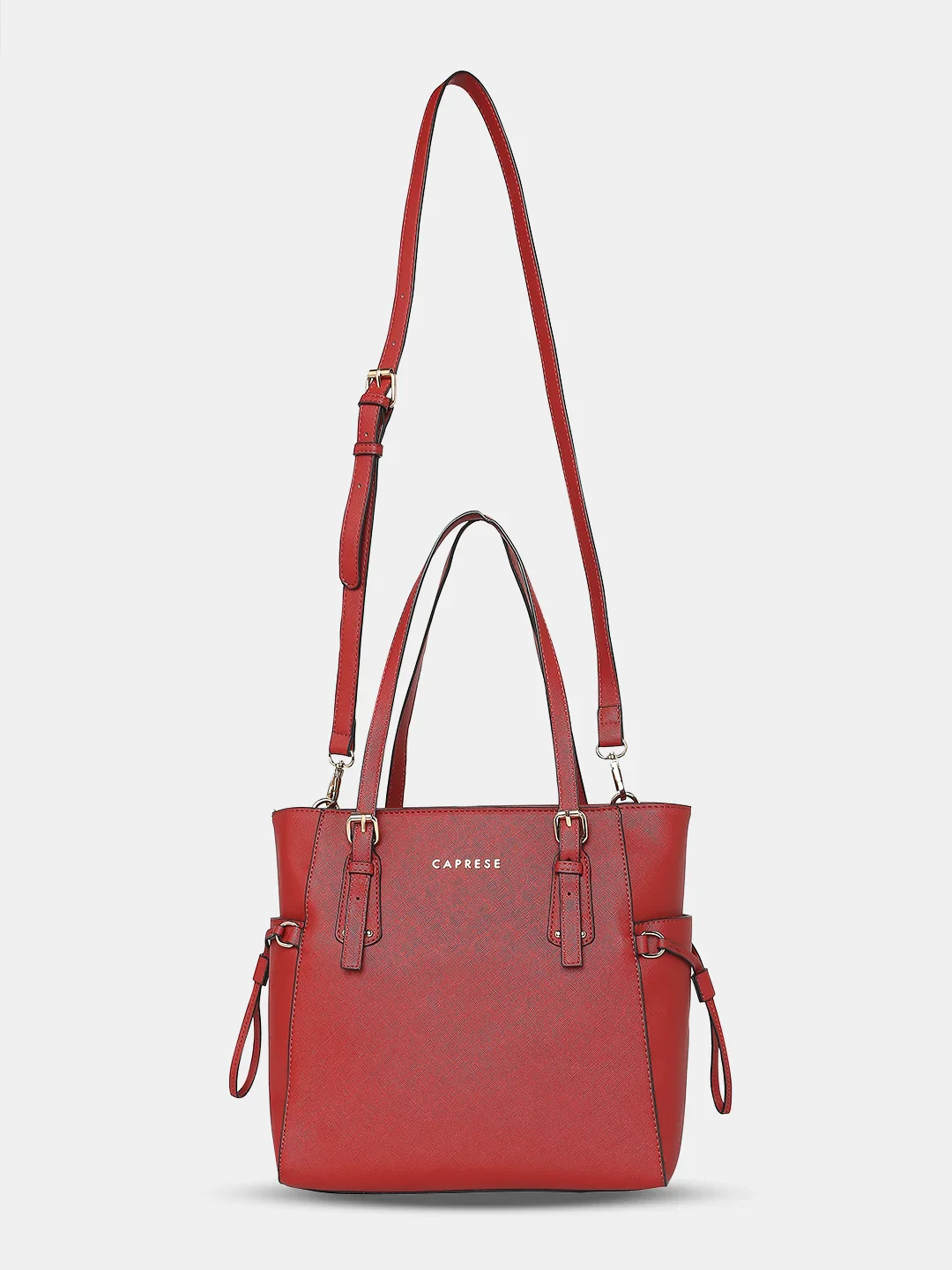 Caprese Tasha Medium Maroon Tote Bag - Image 11