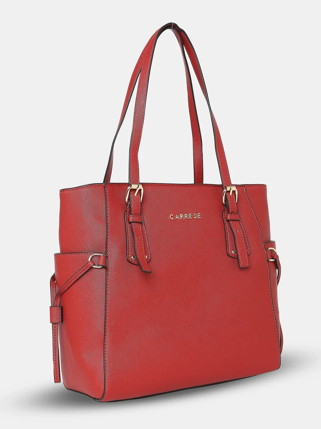Caprese Tasha Medium Maroon Tote Bag - Image 4