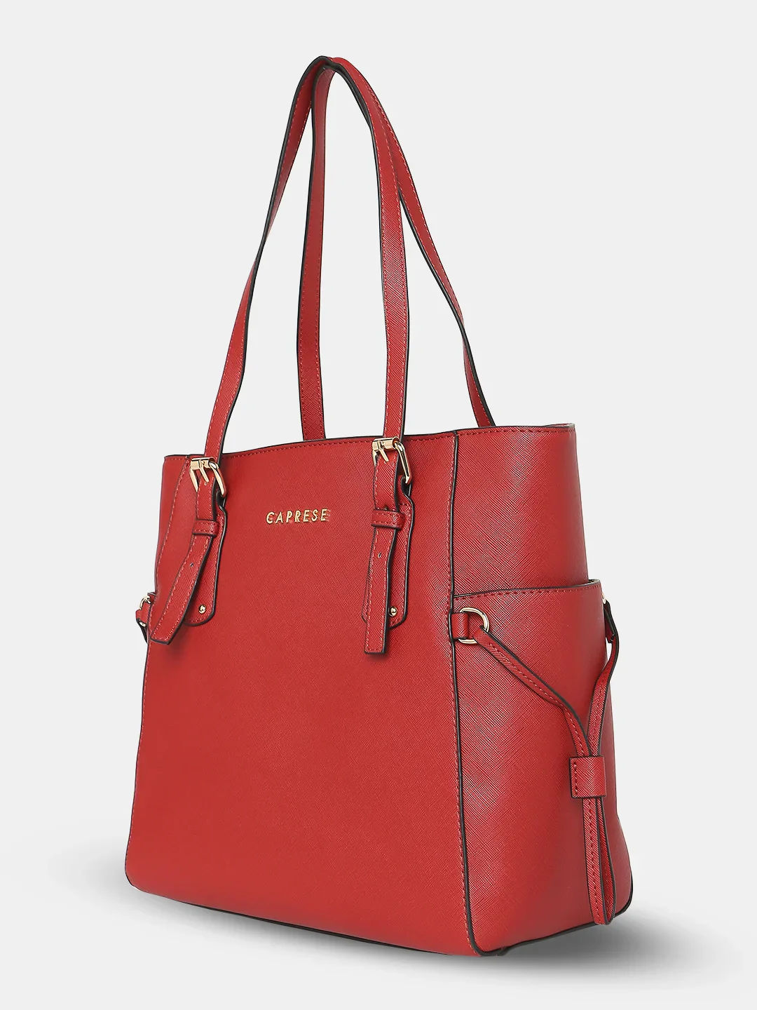 Caprese Tasha Medium Maroon Tote Bag - Image 5
