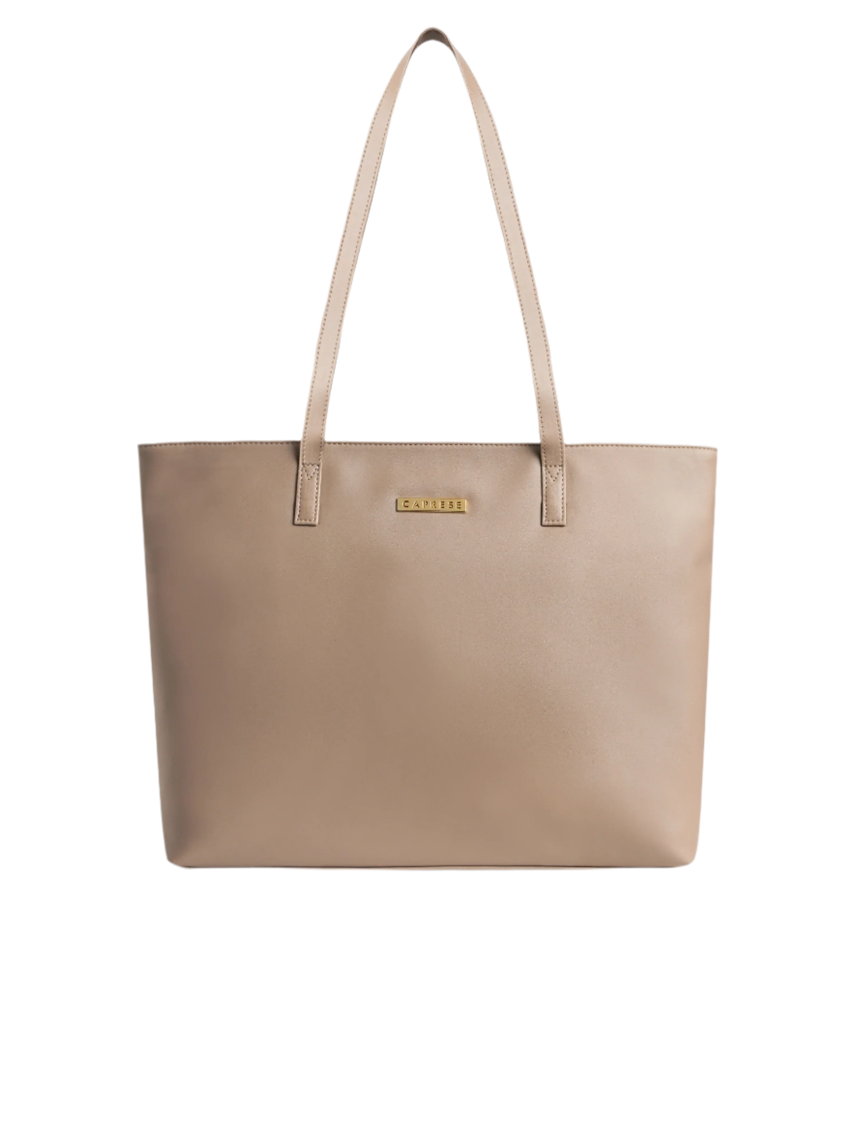 Caprese Teena Medium Choco Brown Tote Bag