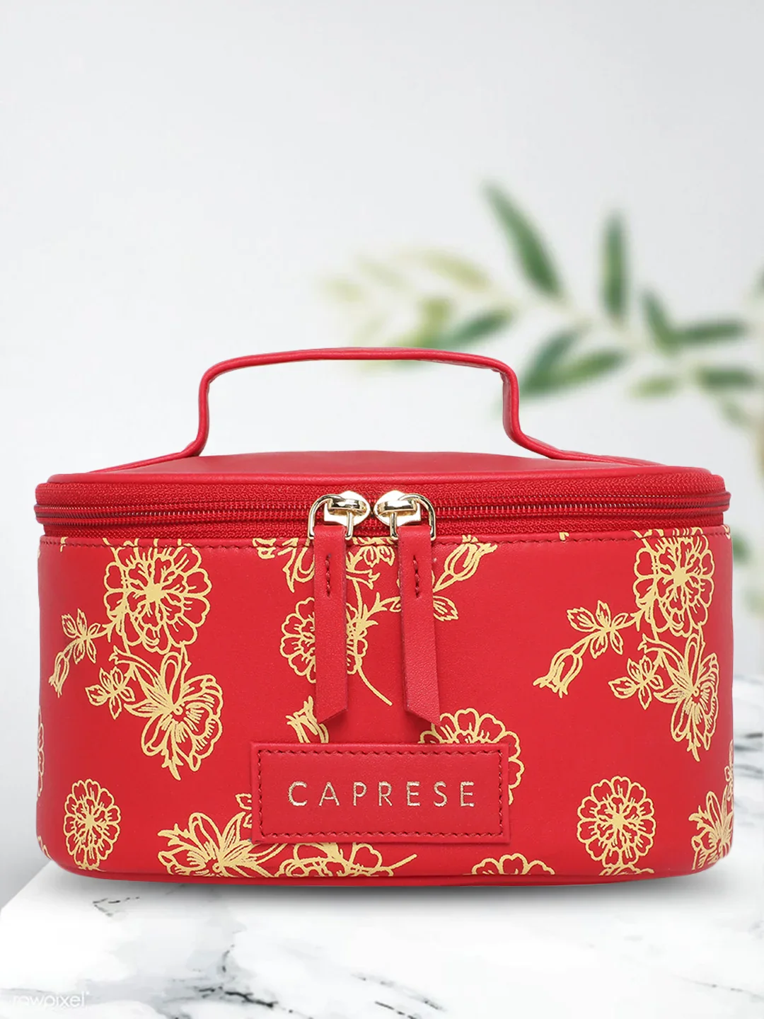 Caprese Teresa Small Red Vanity Case - Image 2