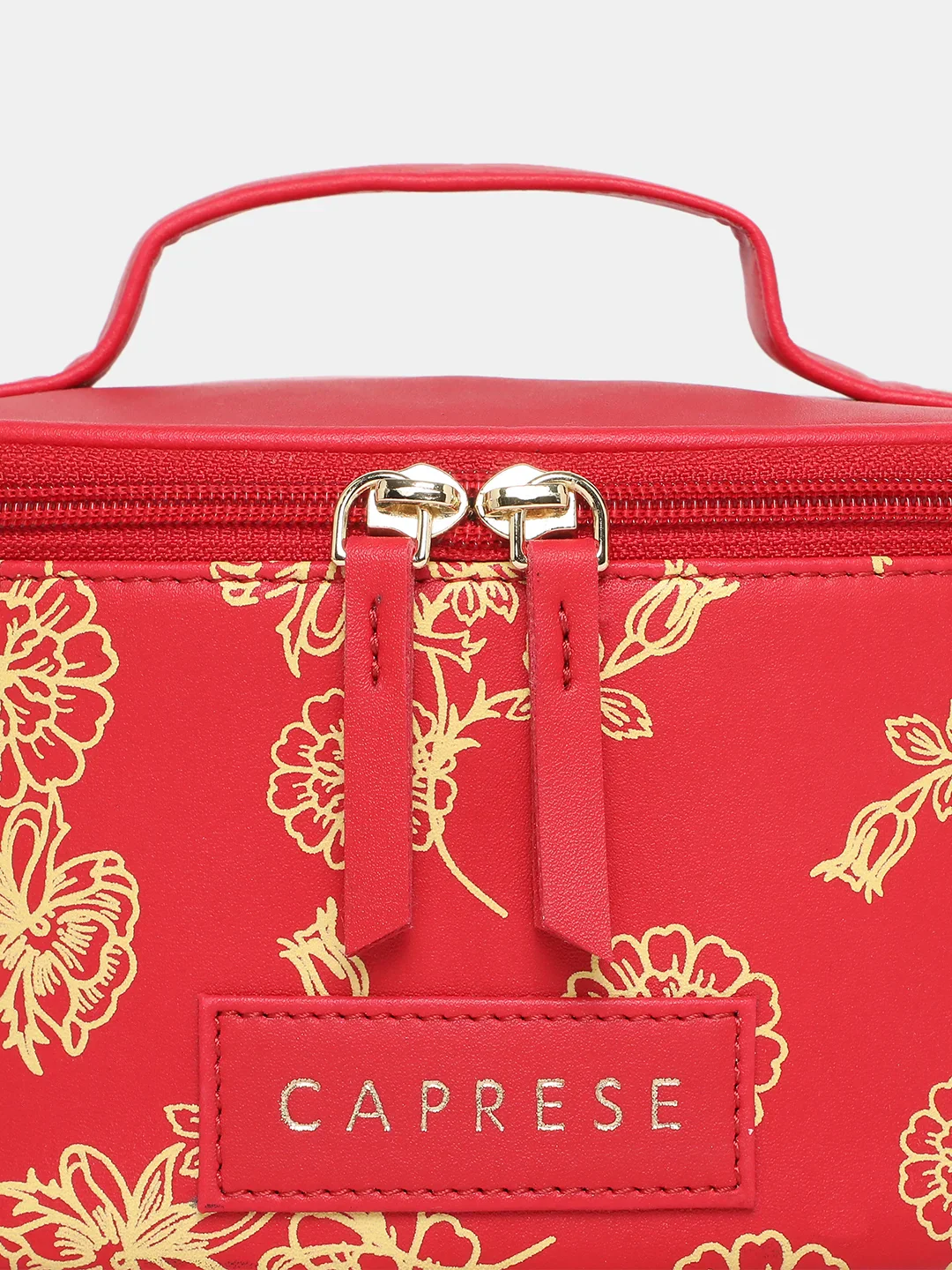 Caprese Teresa Small Red Vanity Case - Image 9