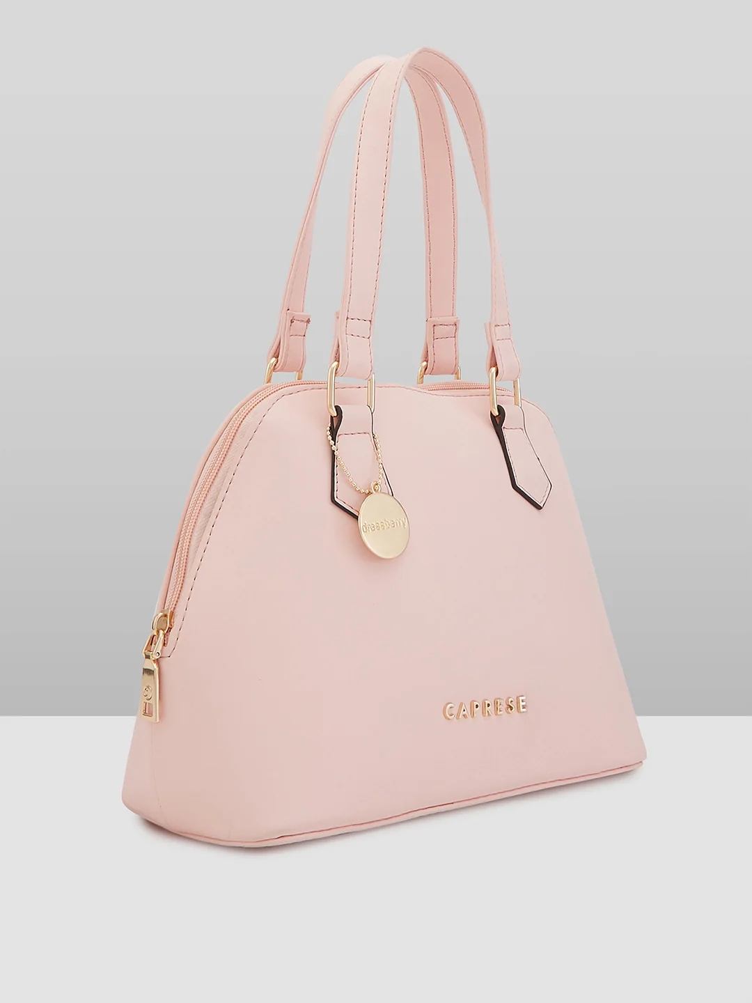 Caprese Tess Small Blush Satchel Bag - Image 3