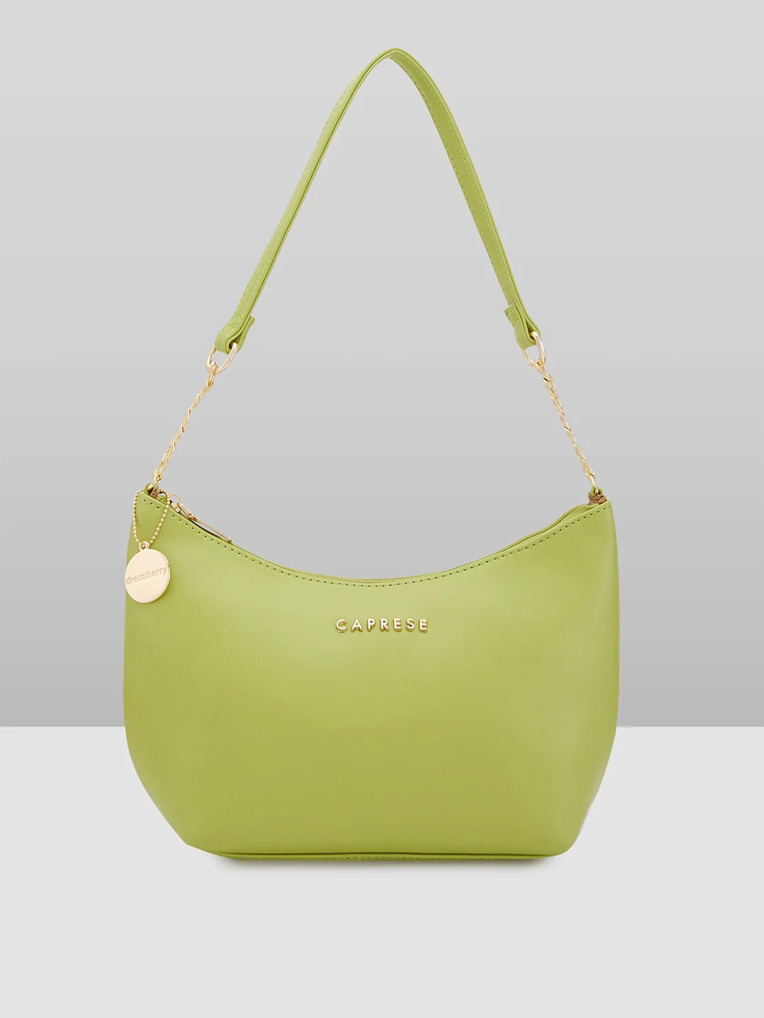 Caprese Tessa Large Lime Sling Bag
