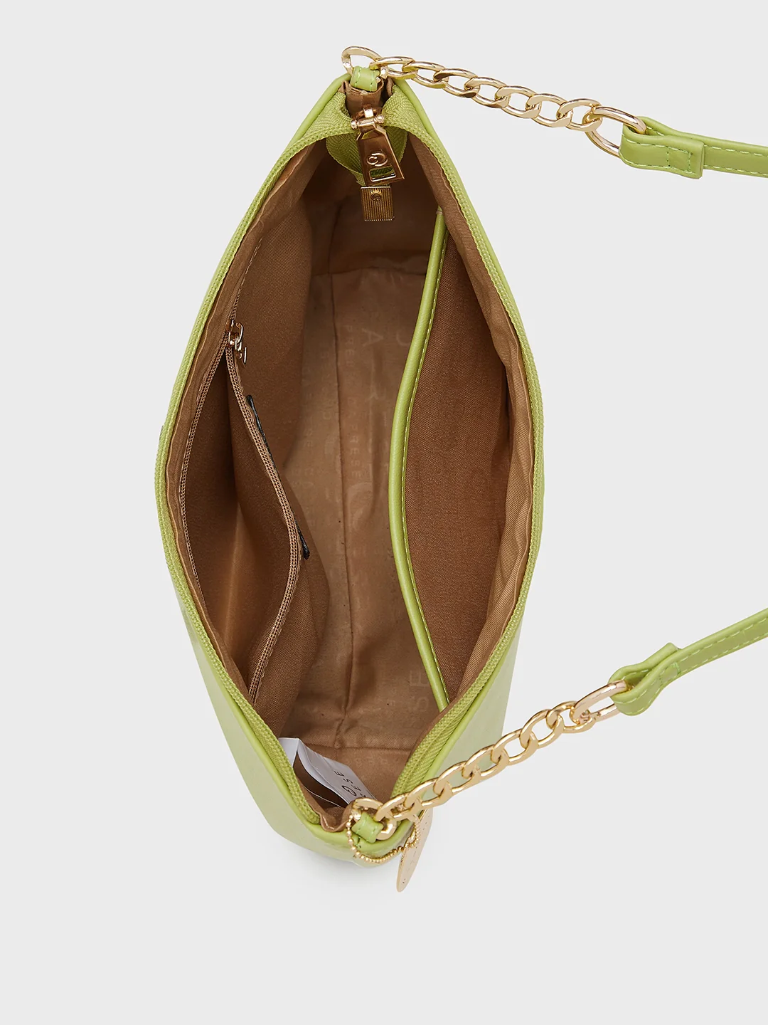 Caprese Tessa Large Lime Sling Bag - Image 7