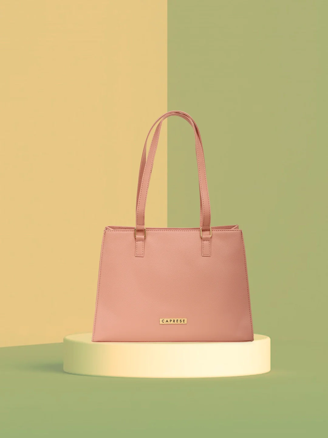 Caprese Thyma Small Dull Pink Tote Bag - Image 11