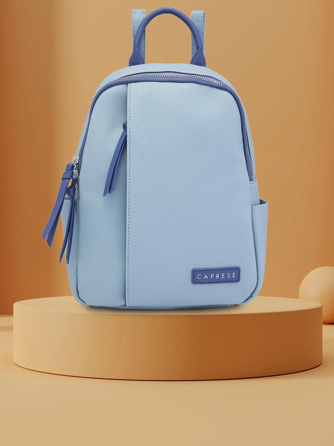 Caprese Tia Medium Powder Blue Backpack - Image 2