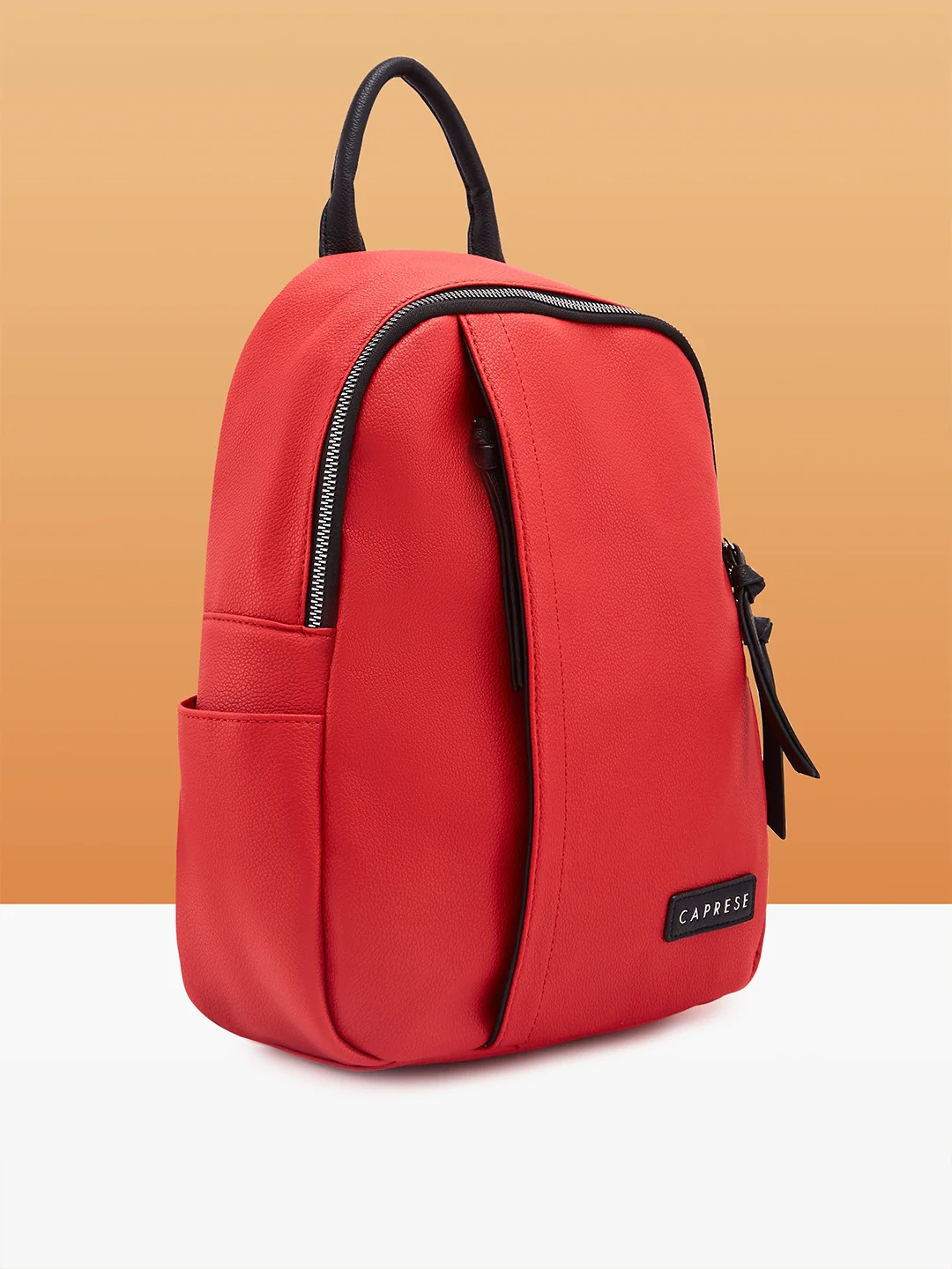 Caprese Tia Medium Red Backpack - Image 2