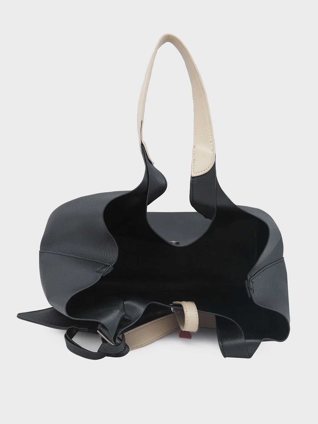 Caprese Tiera Large Black Hobo Bag - Image 10