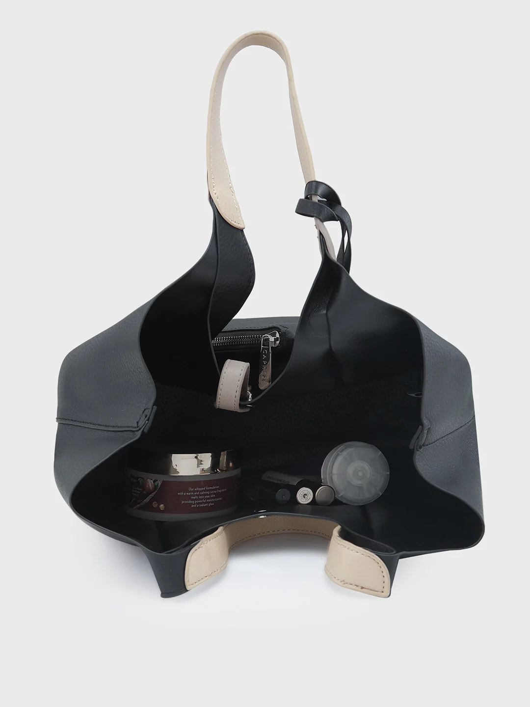 Caprese Tiera Large Black Hobo Bag - Image 9
