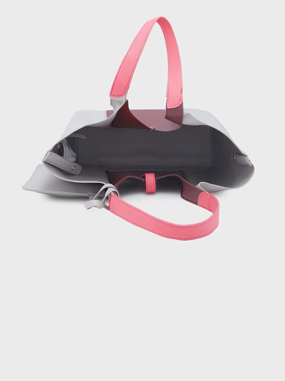 Caprese Tiera Large Grey Hobo Bag - Image 10