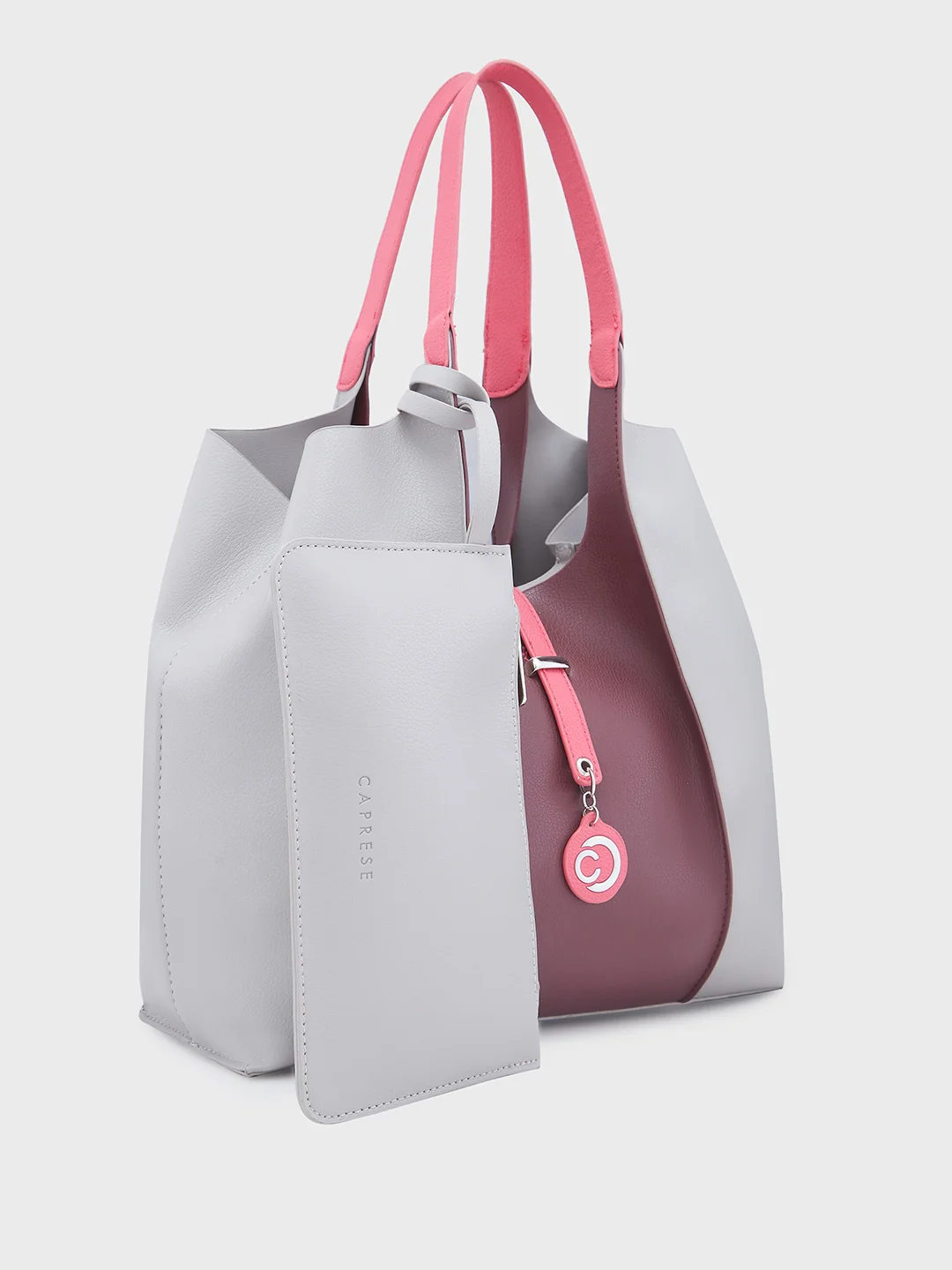 Caprese Tiera Large Grey Hobo Bag - Image 5