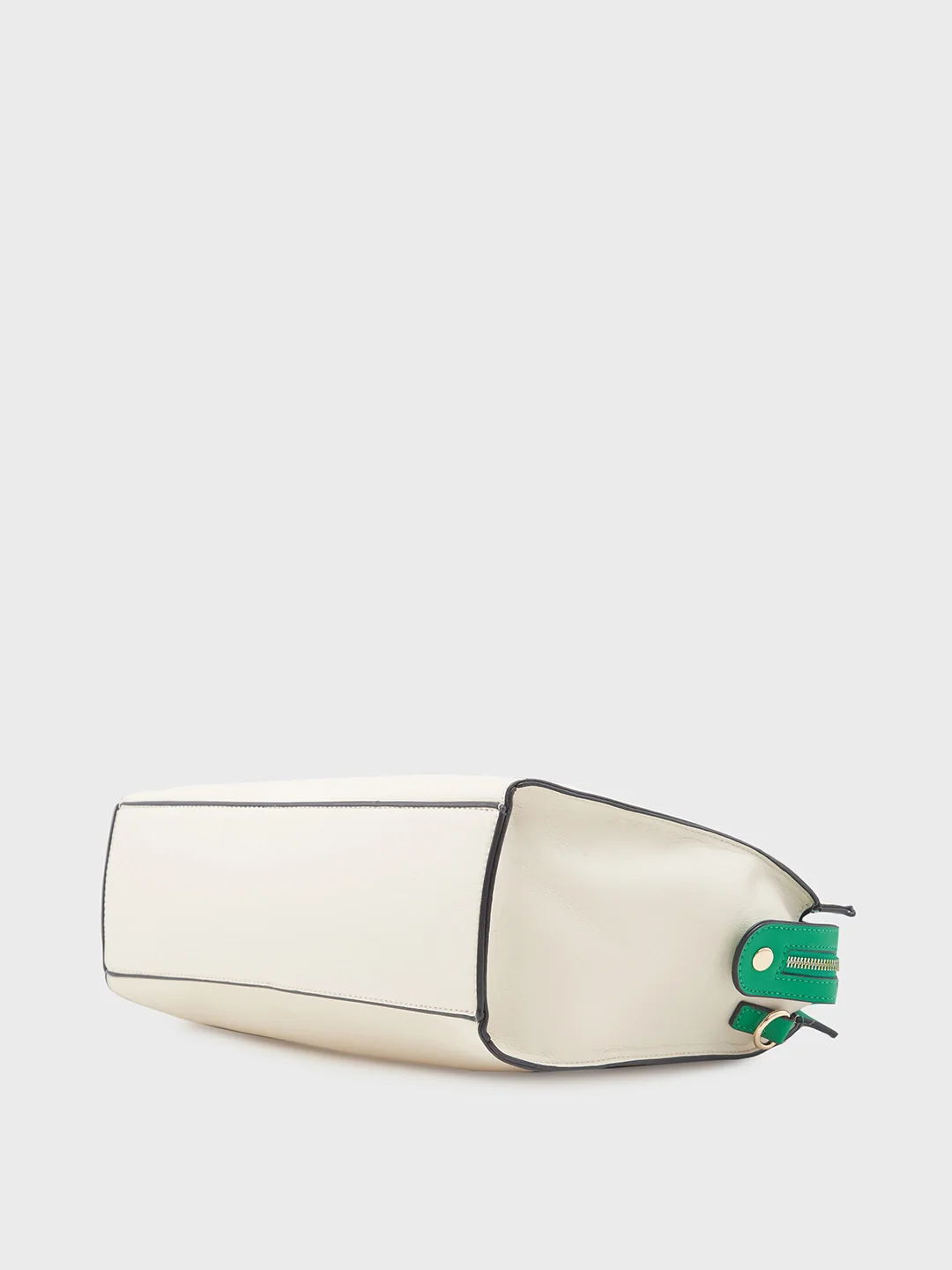 Caprese Tiera Large Cream Satchel Bag - Image 6