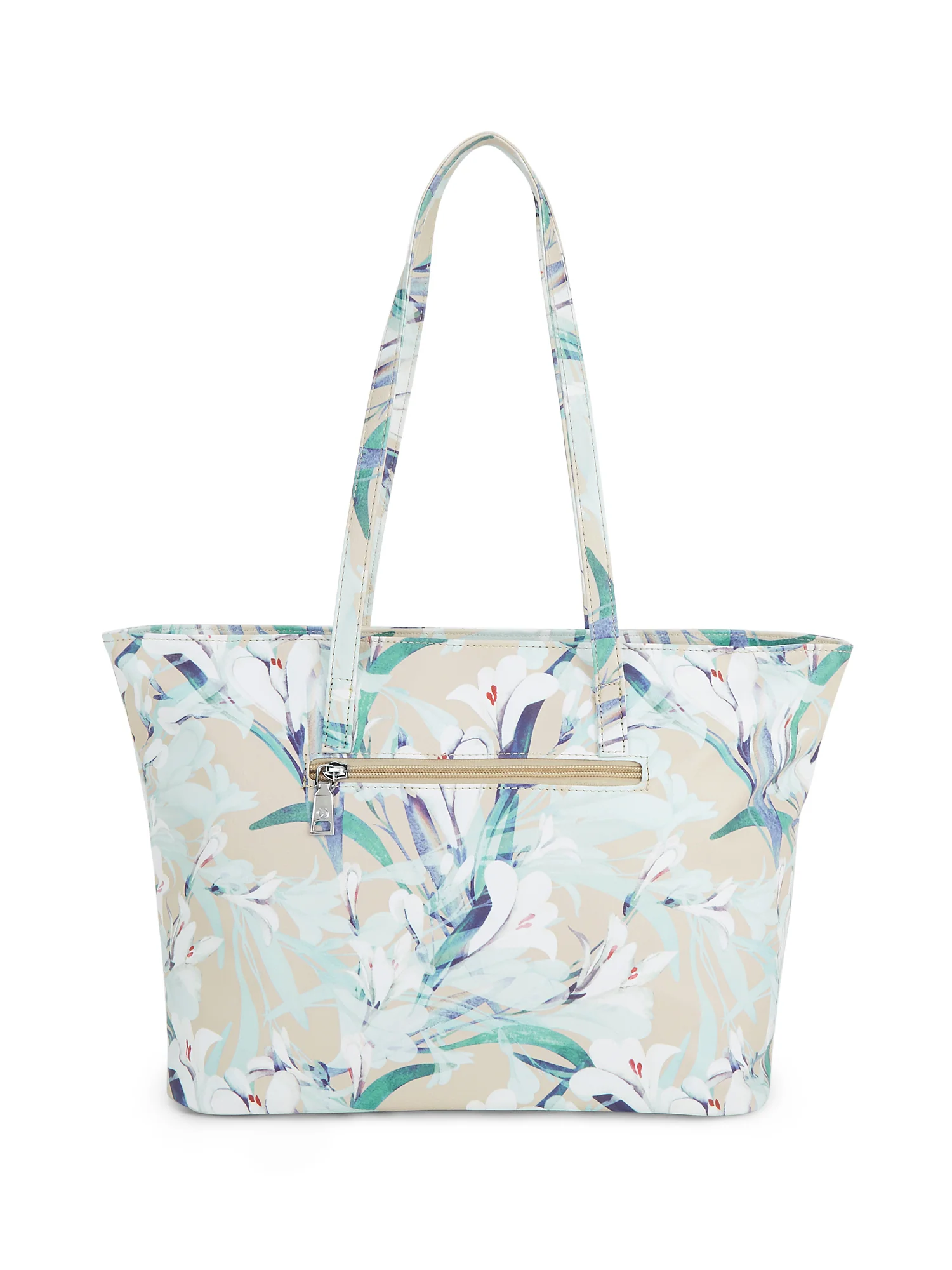 Caprese Tiffany Large Beige Tote Bag - Image 3