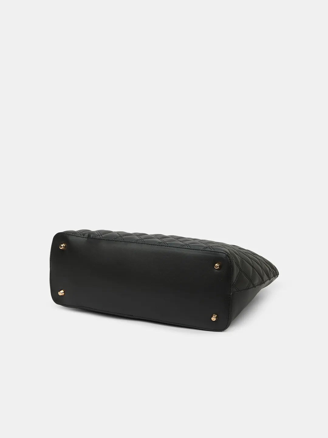 Caprese  Tilly Large Black Satchel Bag - Image 4