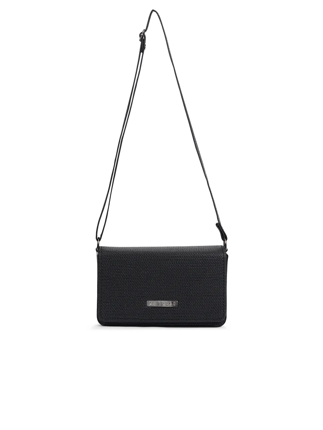 Caprese Tira Medium Black Sling Bag