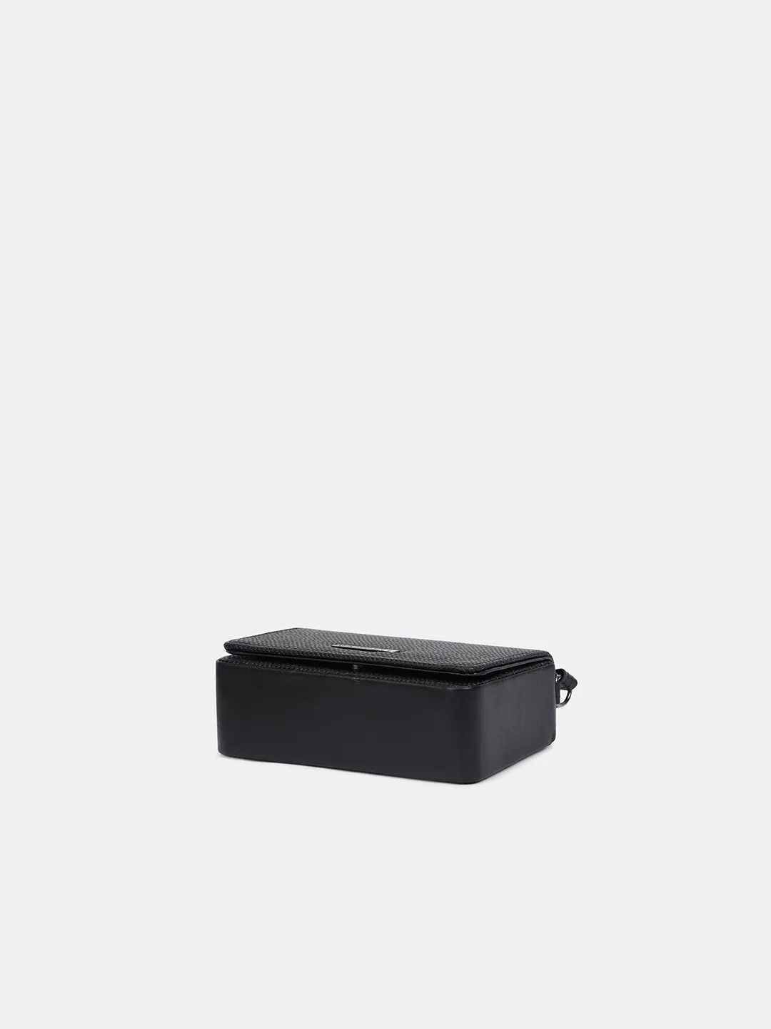 Caprese Tira Medium Black Sling Bag - Image 5