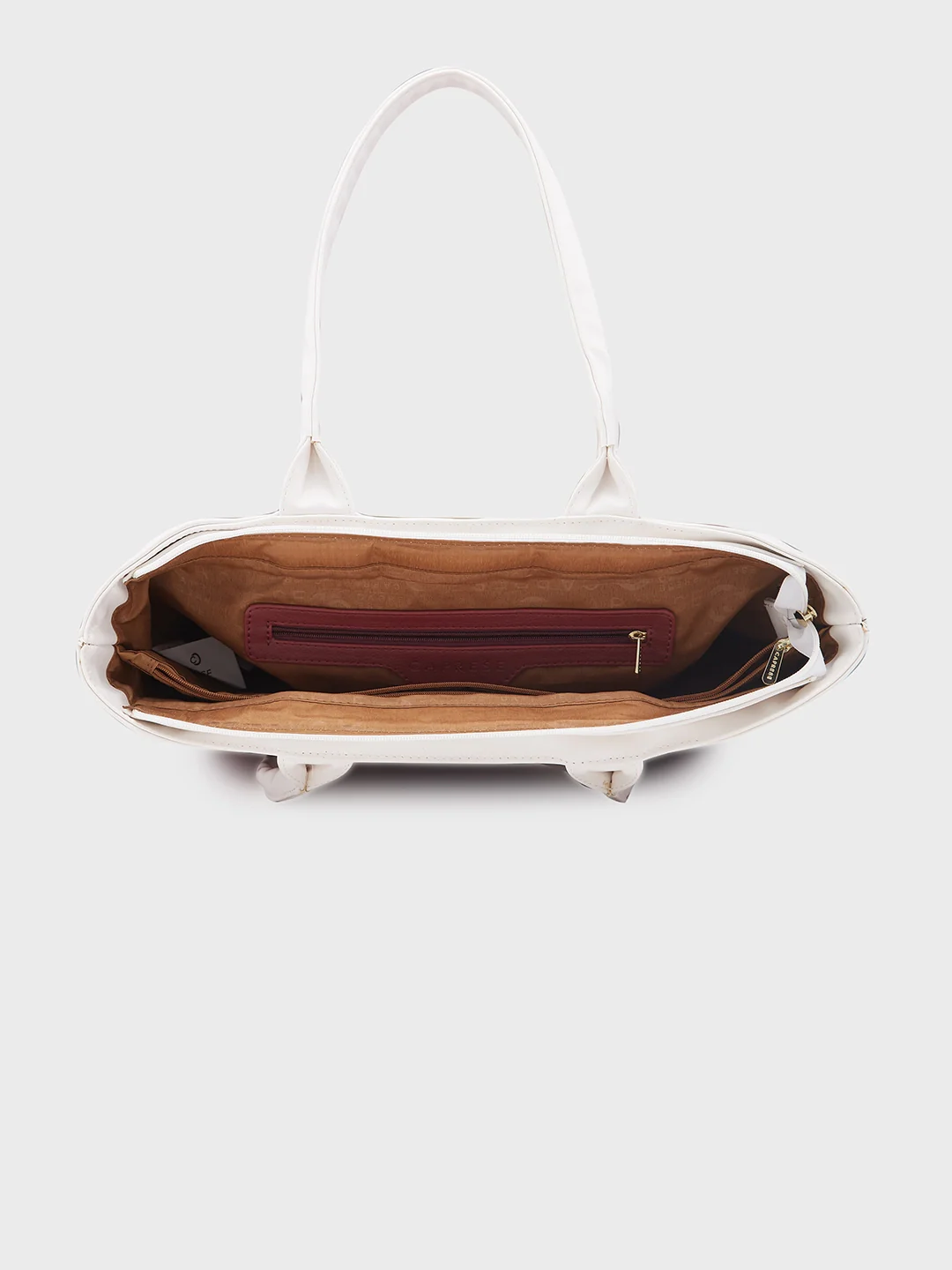 Caprese Tivoli Medium Maroon Tote Bag - Image 10