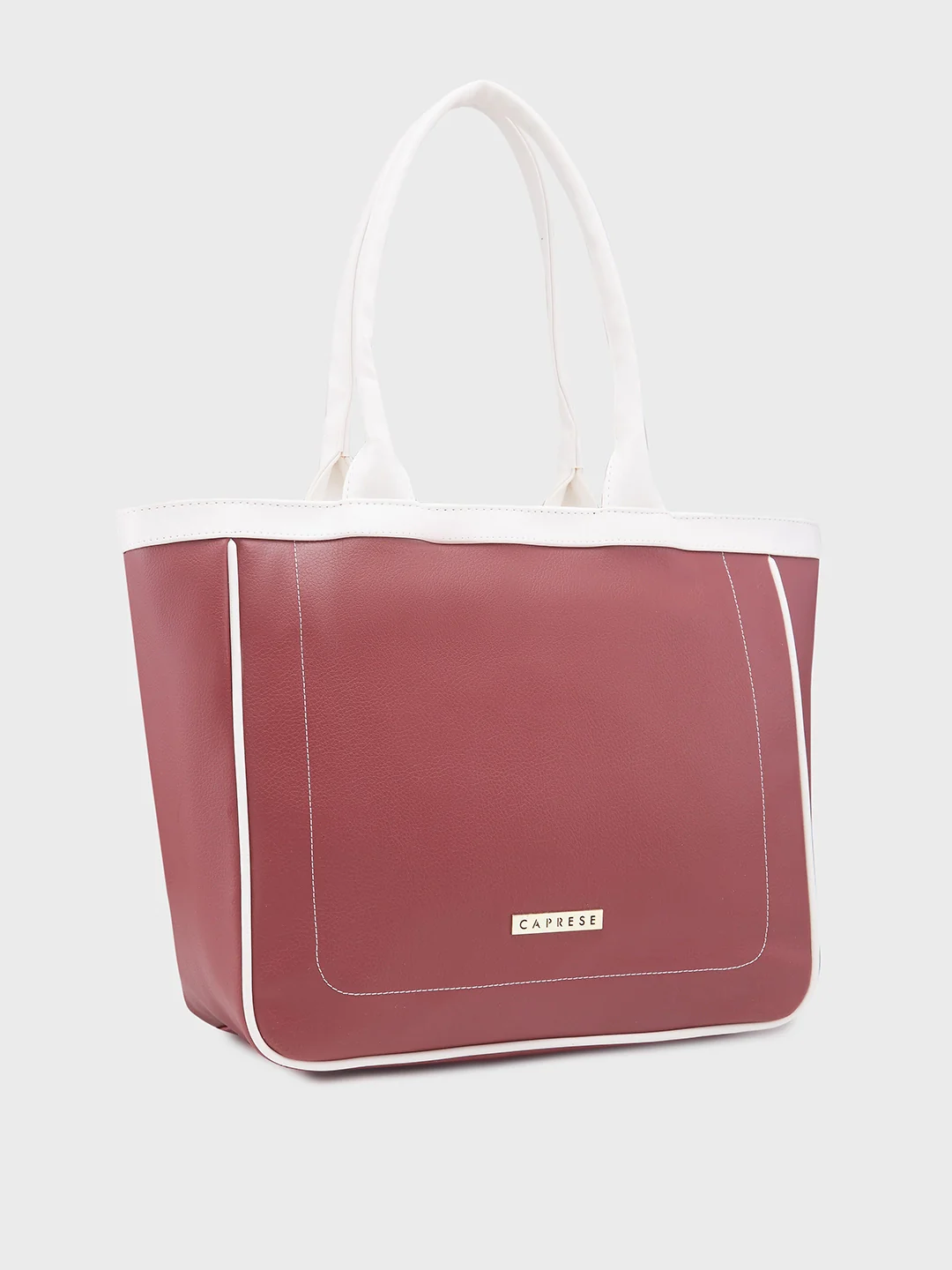 Caprese Tivoli Medium Maroon Tote Bag - Image 5