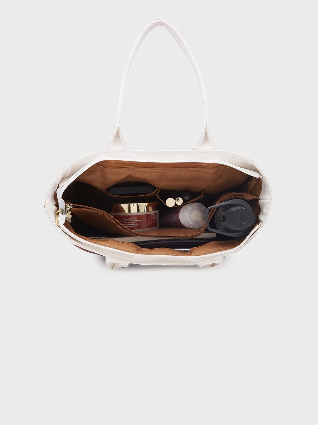 Caprese Tivoli Medium Maroon Tote Bag - Image 9