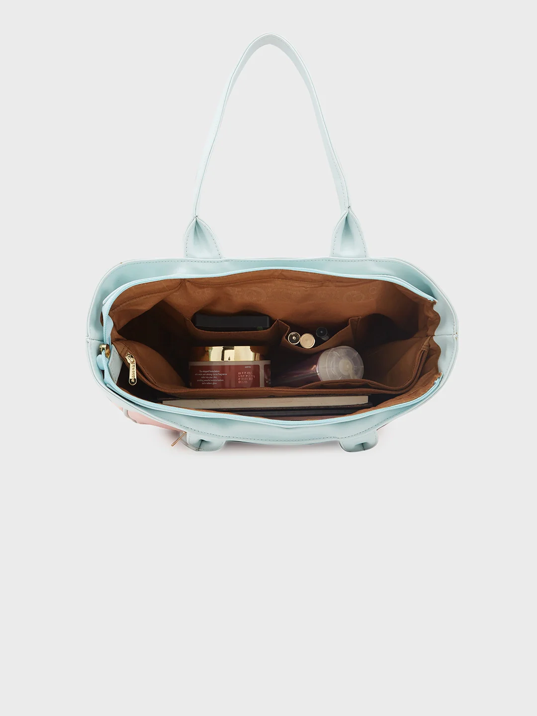 Caprese Tivoli Medium Powder Pink Tote Bag - Image 9