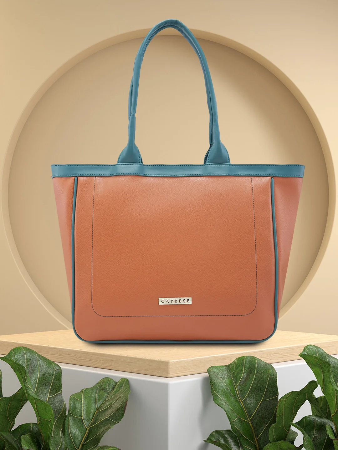 Caprese Tivoli Medium Tan Tote Bag