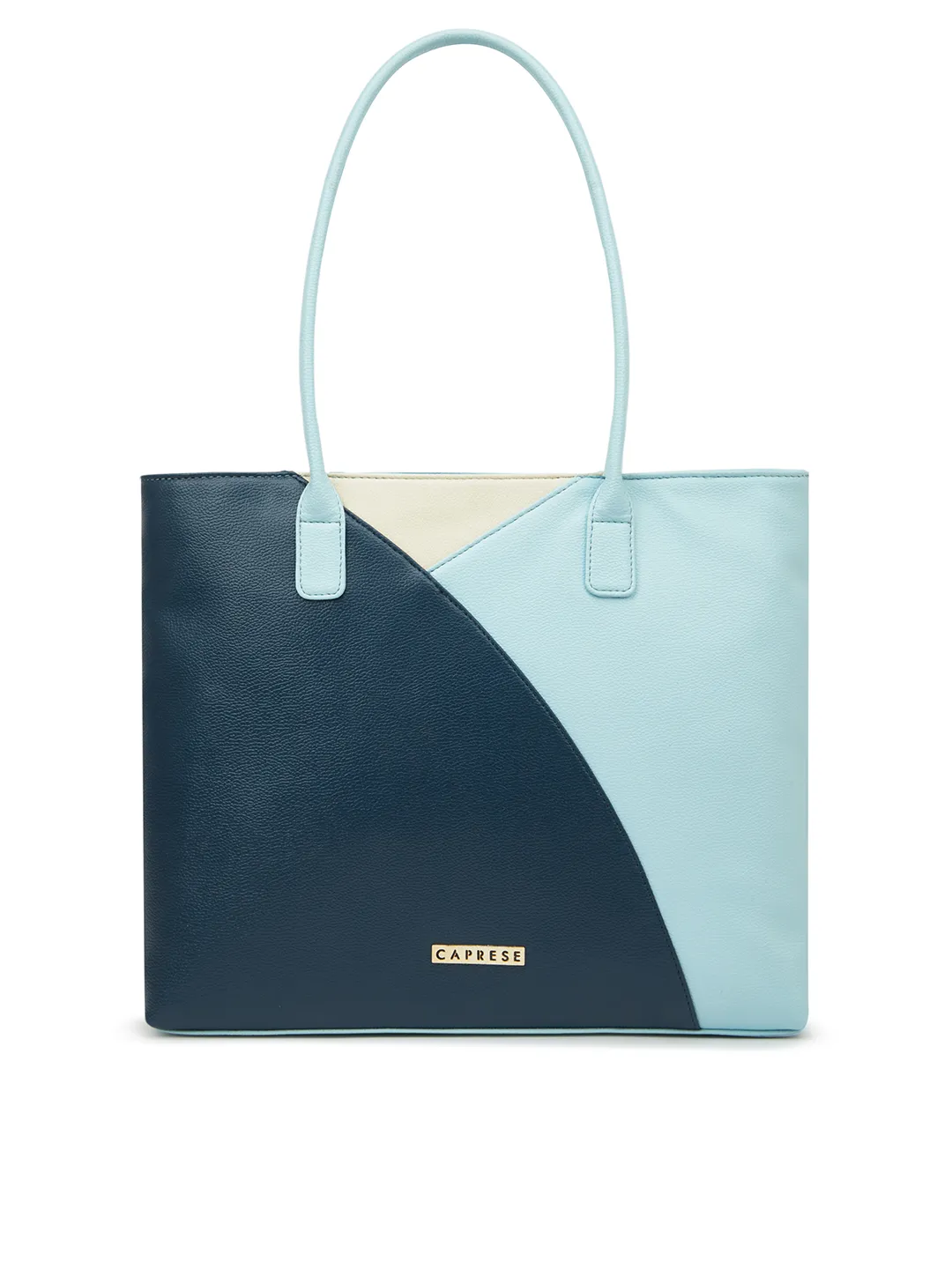 Caprese Toby Large Powder Blue Tote Bag