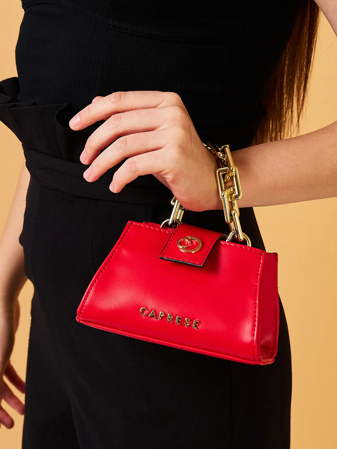 Caprese Toby Small Red Mini Bag - Image 10