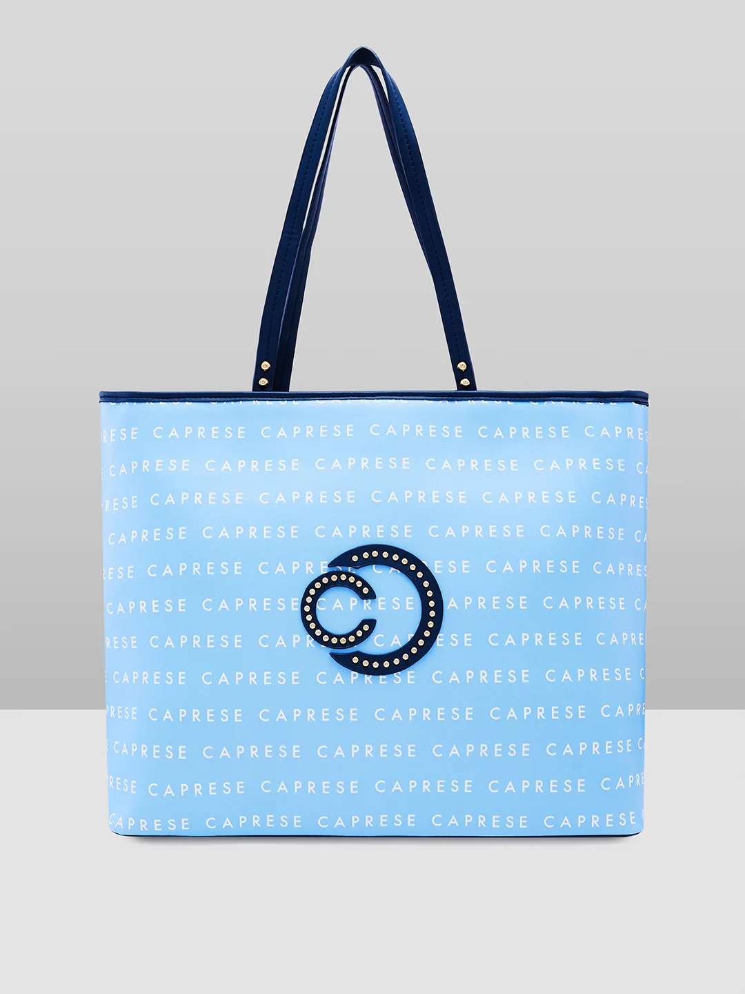 Caprese Topaz Large Blue Tote Bag