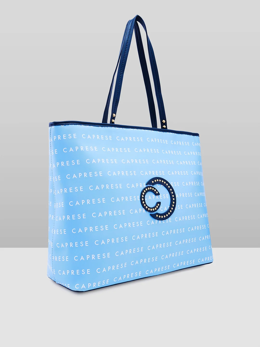 Caprese Topaz Large Blue Tote Bag - Image 8